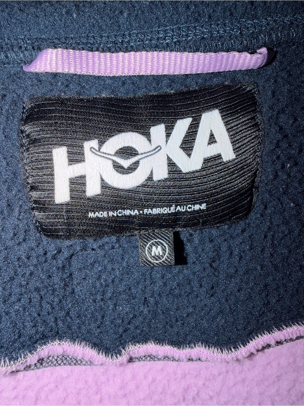 Hoka Women’s Ridge top Fleece Half Zip Jacket Size M - Picture 4 of 9